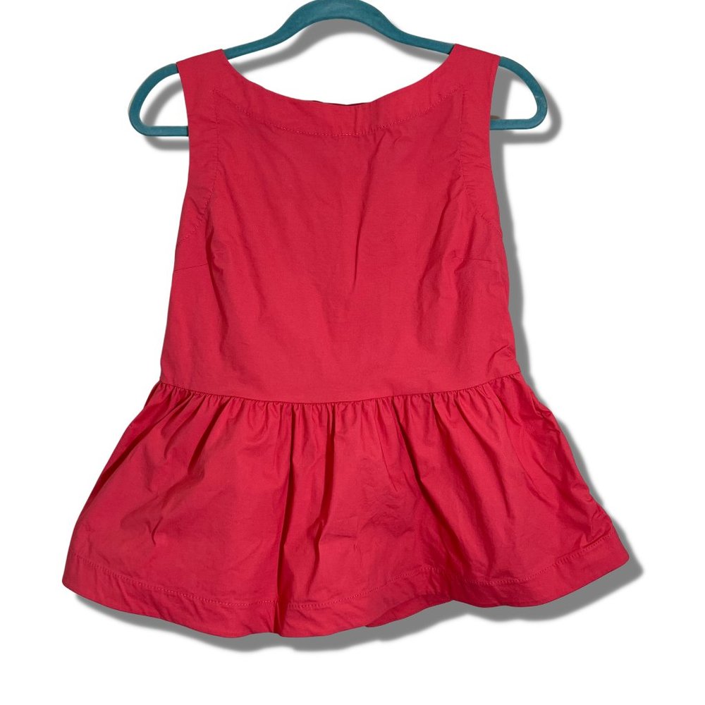 NWOT Kate Spade Coral Pink Peplum Top